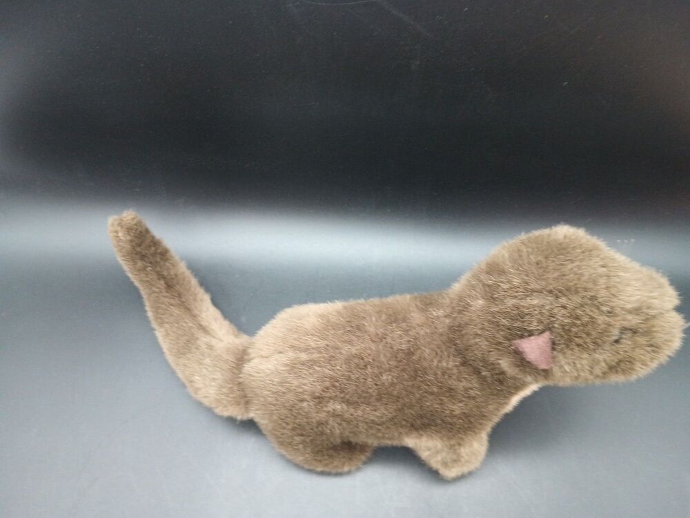 Realistic Brown River Otter Plush - Picture 2 of 8